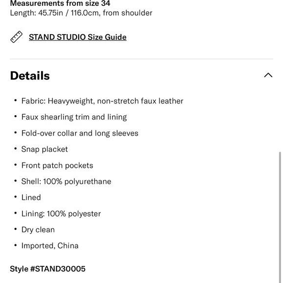 Stand Studio Patrice Coat - Picture 3 of 9